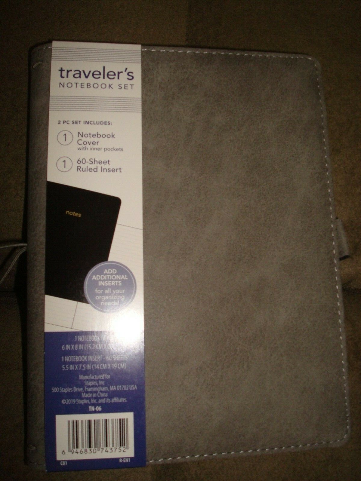 TRAVELER’S NOTEBOOK SET 6 inch x 8 inch