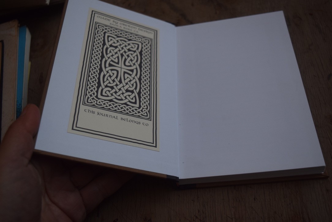 Oberon Brown Journal Celtic Knot Design