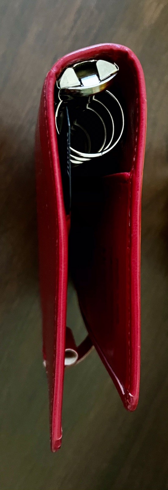 Vintage Filofax Personal Keswick 6-Ring Organizer Planner Red EUC