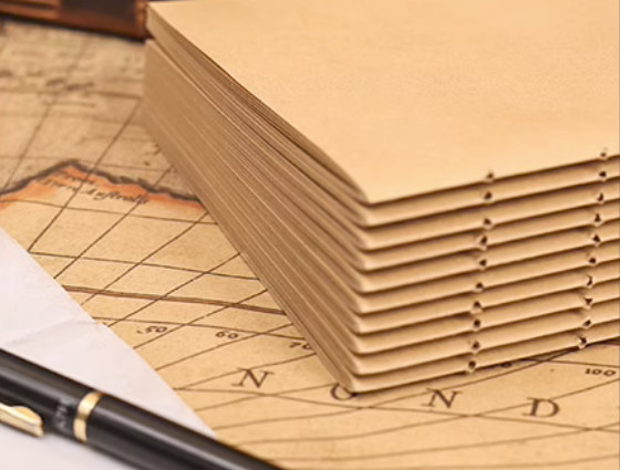 B6 Writing notes Notebook sketchbook Diary Notepad handmade leather green Q305