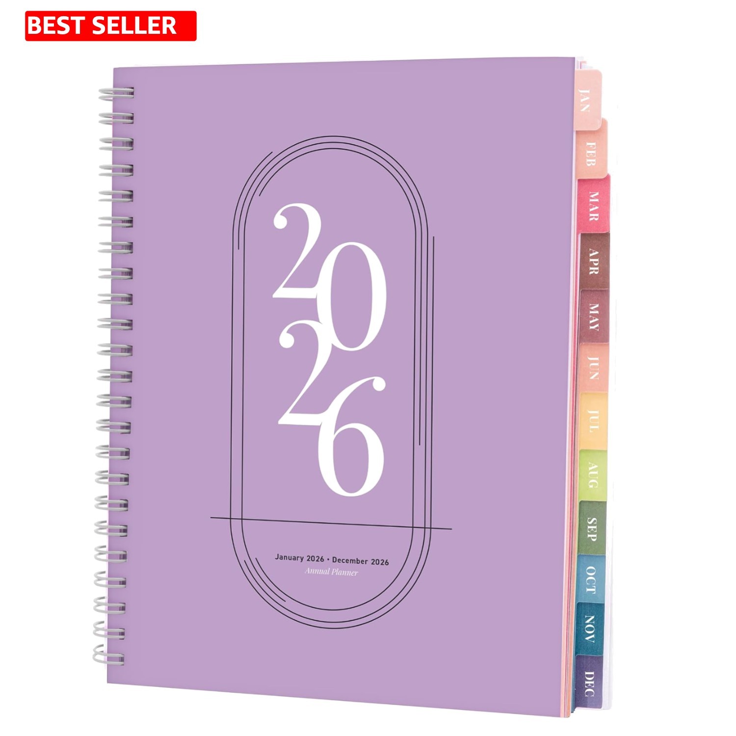 Stylish 2026 Agenda Book with Holidays & Goals – Perfect for Students & Teachers