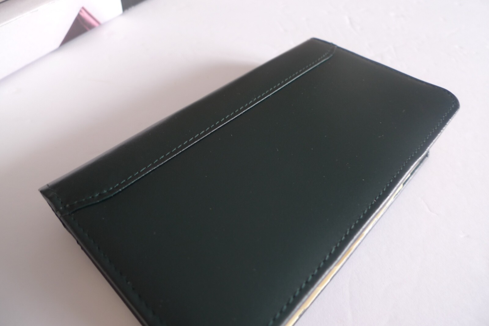 LODIS- LEATHER POCKET AGENDA- NEW OLD 1996 STOCK- IN PACKAGE-GREEN LEATHER