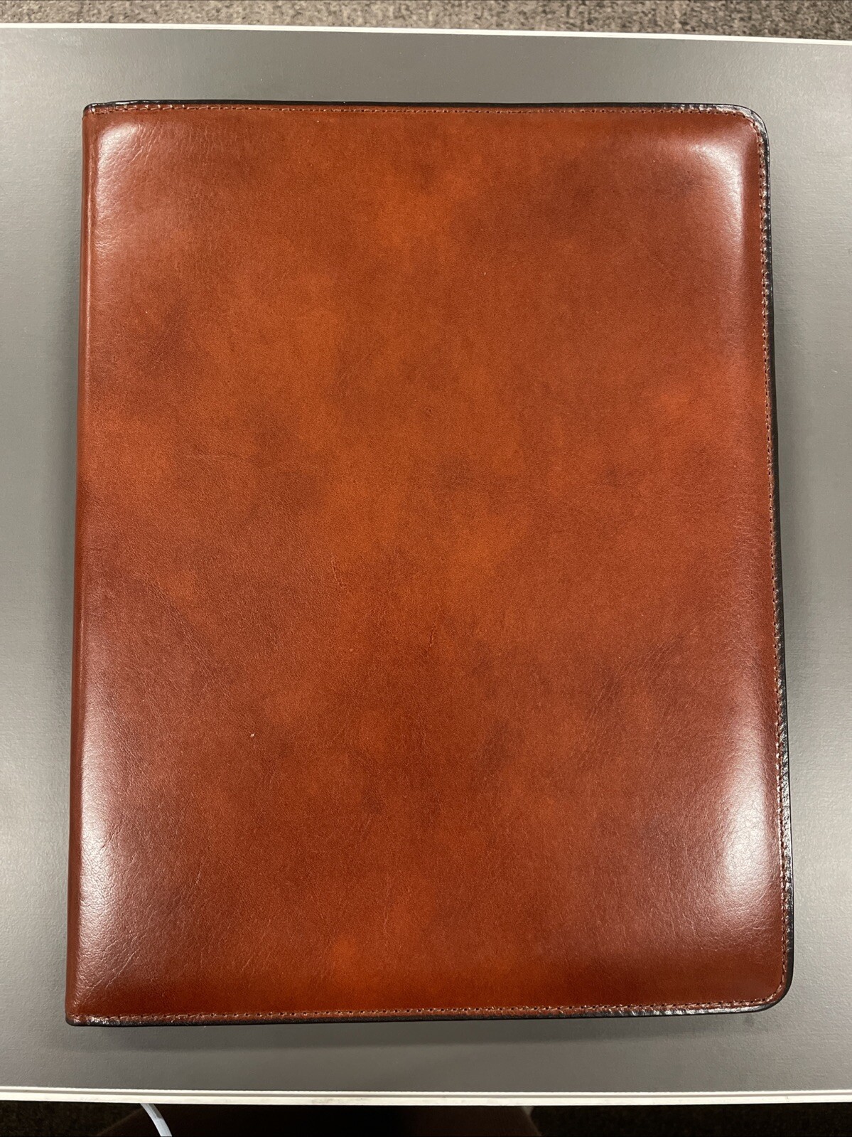 Legal Pad Cover 8 1/2 x 11 Old Leather Cognac BOSCA