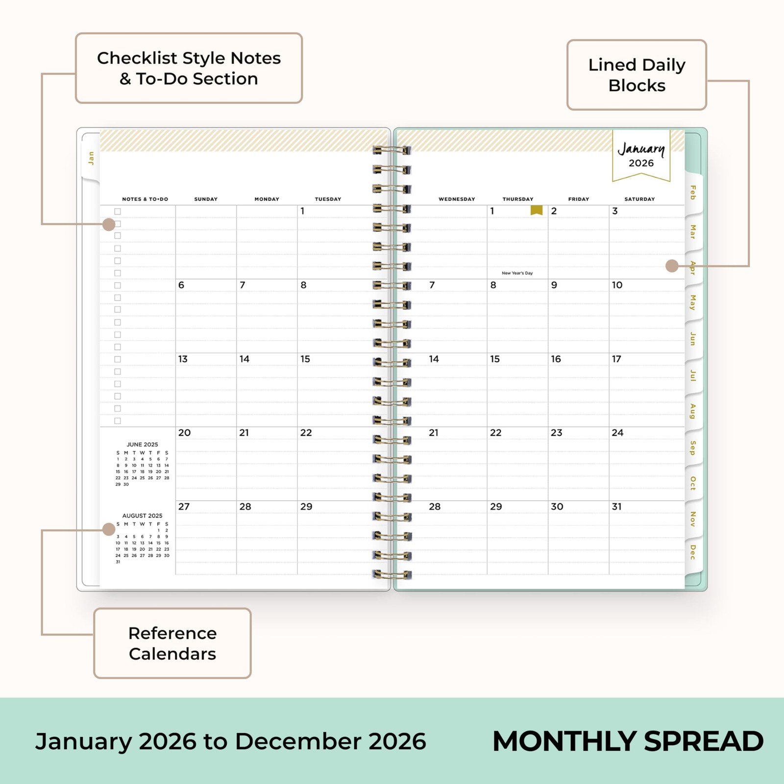 Day Designer 2026 Weekly and Monthly Planner Calendar, January 2026 – Decembe…