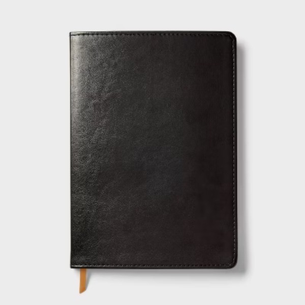 192pg Ruled Journal 10″x7″ Leatherette Black