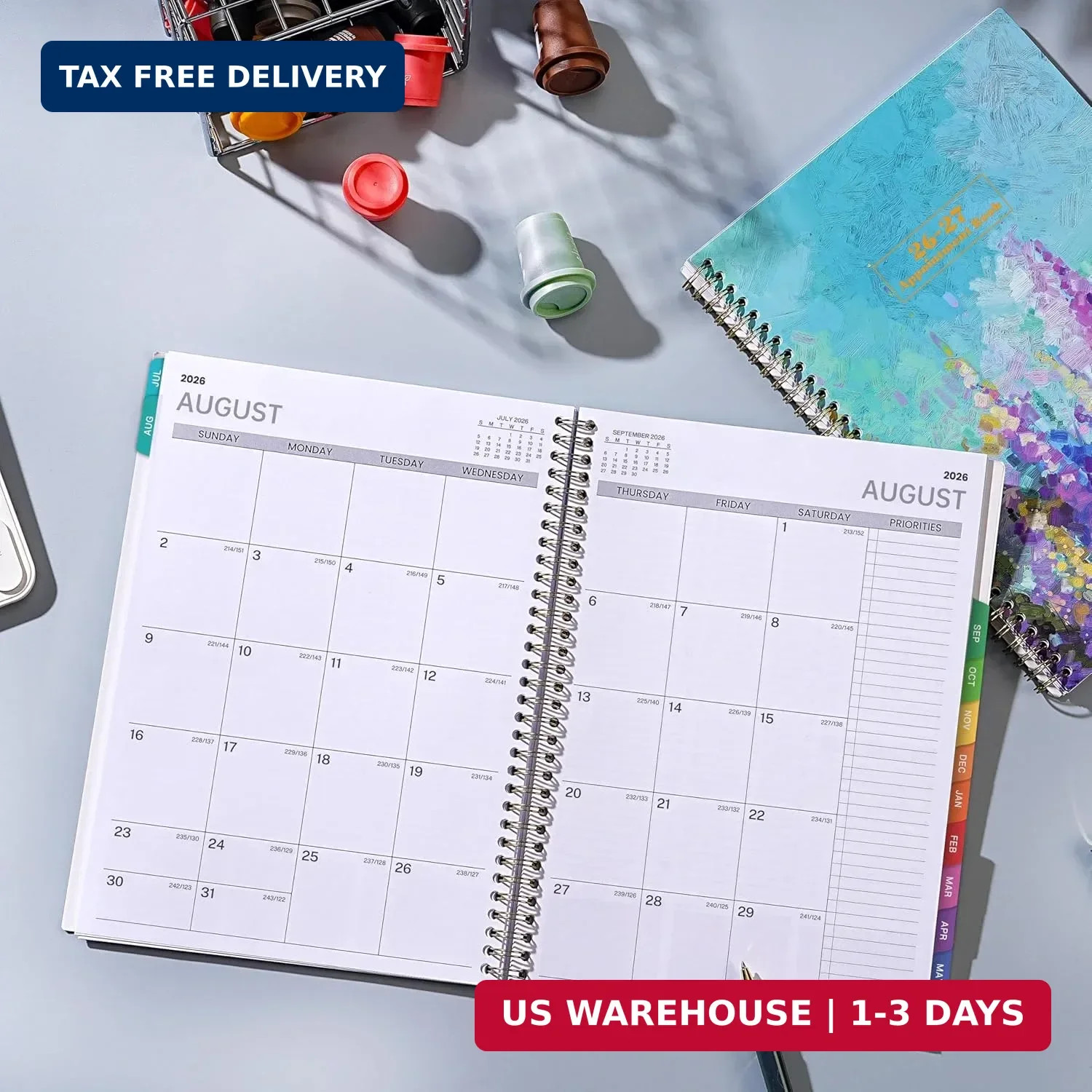 Appointment Book 2026-2027 – Weekly Appointment Book, Jul 2026 – Jun 2027, Hourl