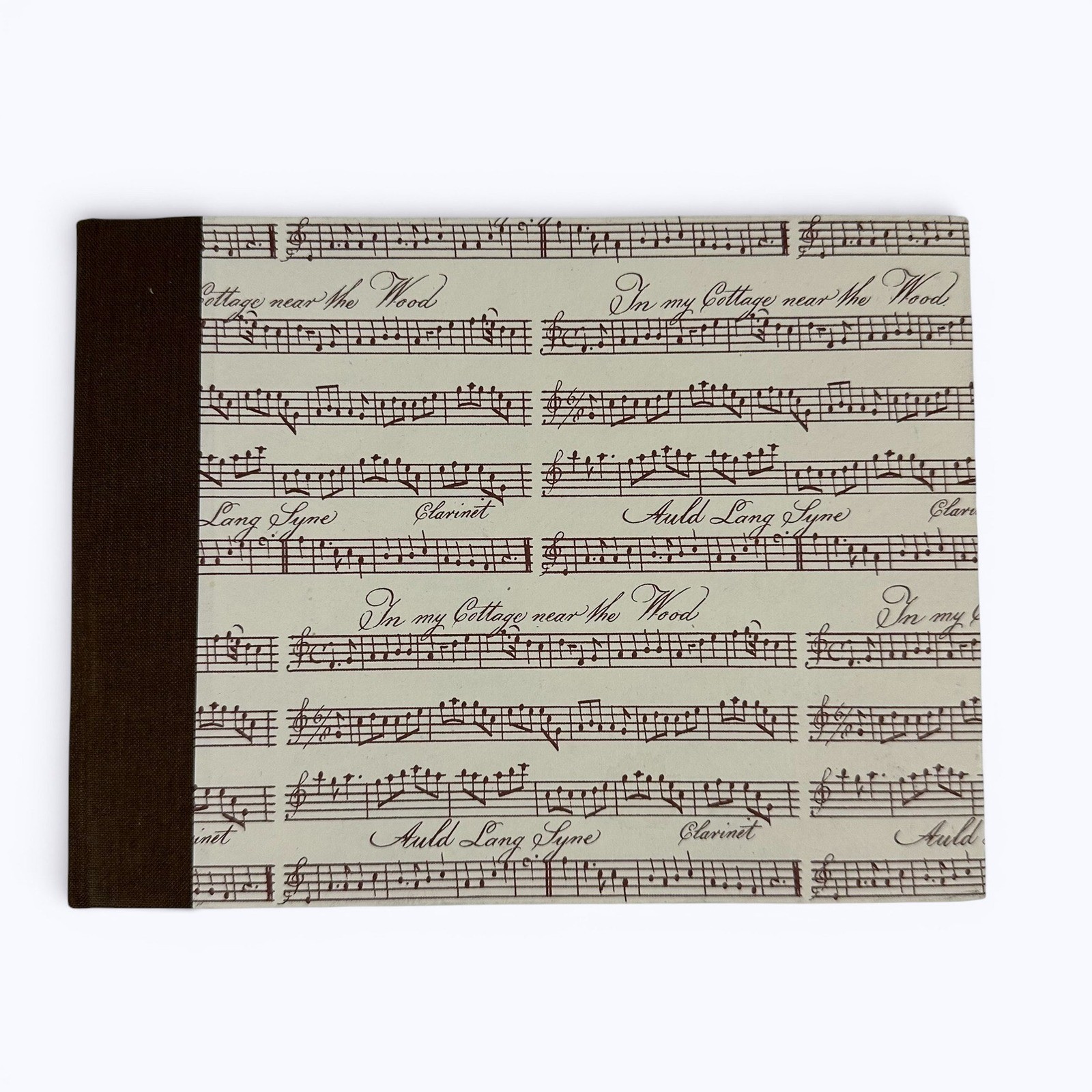 Music Manuscript Paper Hardcover Notebook 6 x 8″ 30 Blank Staff Pages Composing
