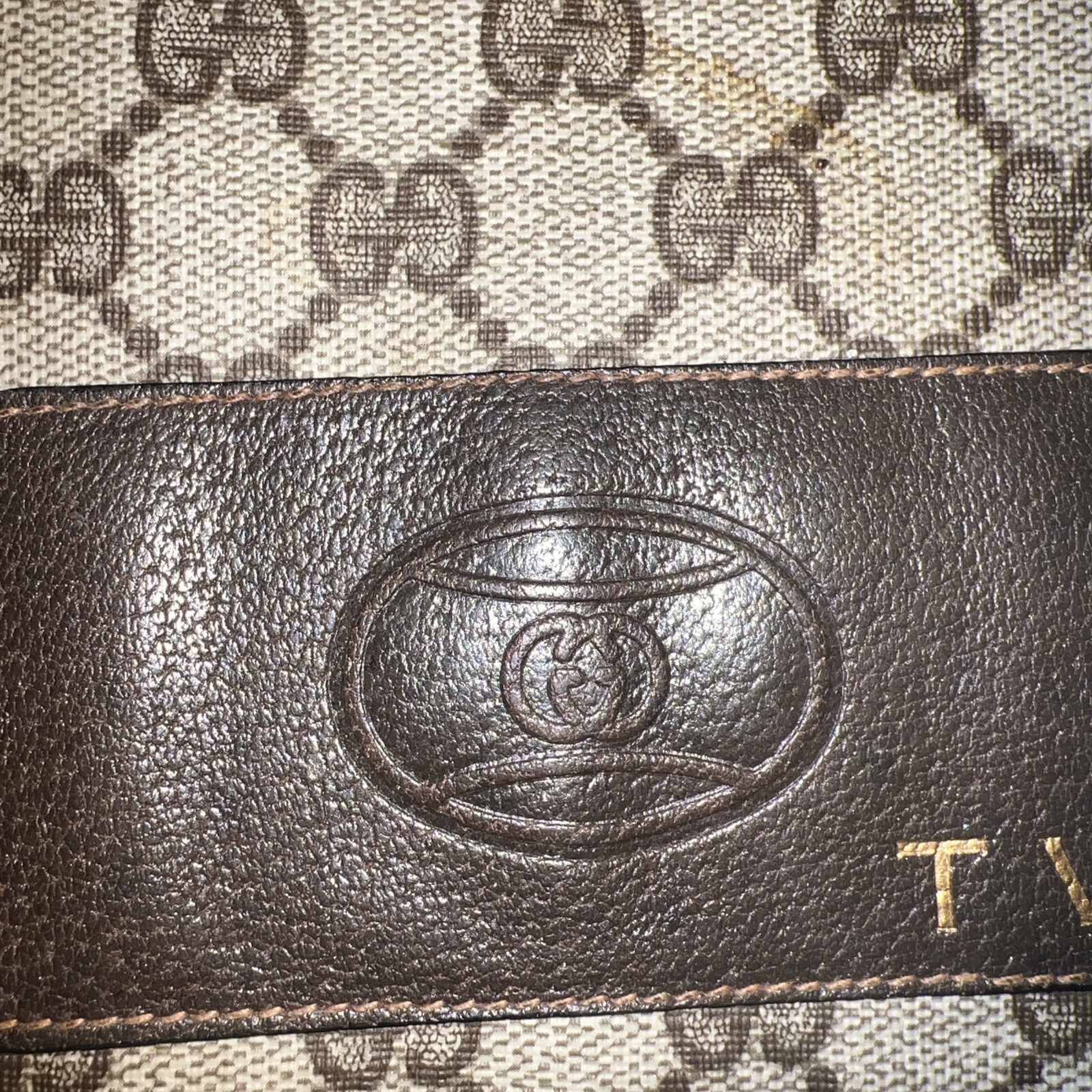 Authentic Vintage Gucci TV /notebook cover