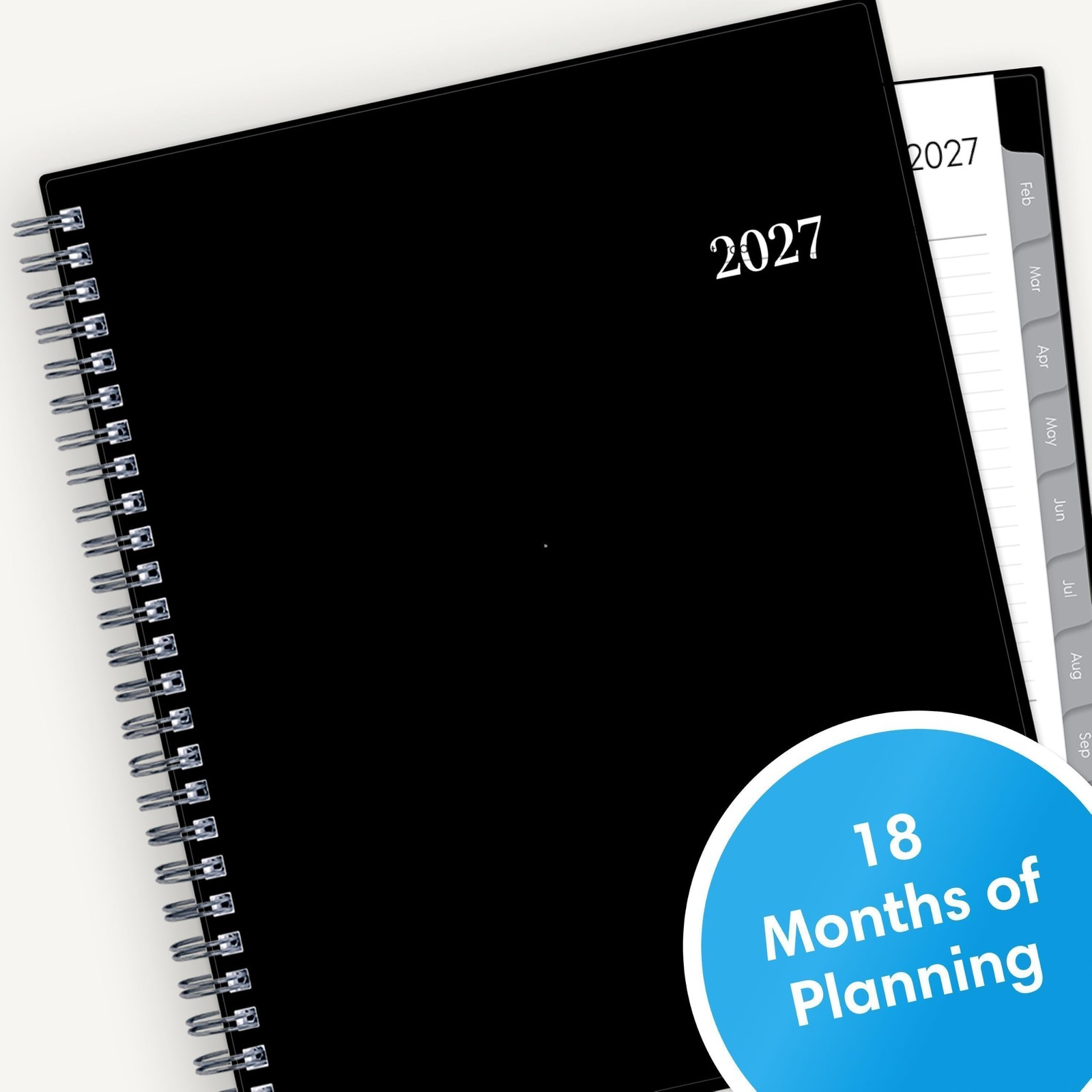 Blue Sky 2027 18 Month Monthly Planner Calendar, July 2026 – December 2027, 8…