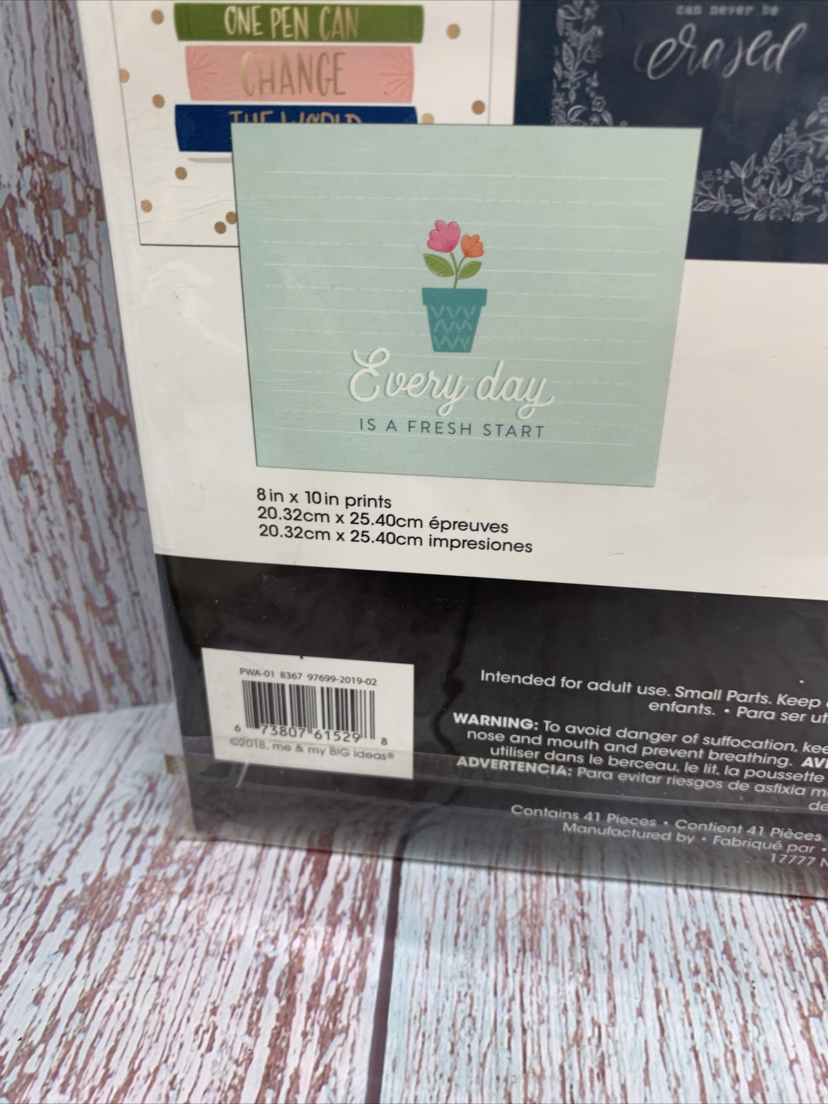 Happy Planner teacher prints & diecut 41 pcs IN THIS CLASS WE STICK TOGETHER