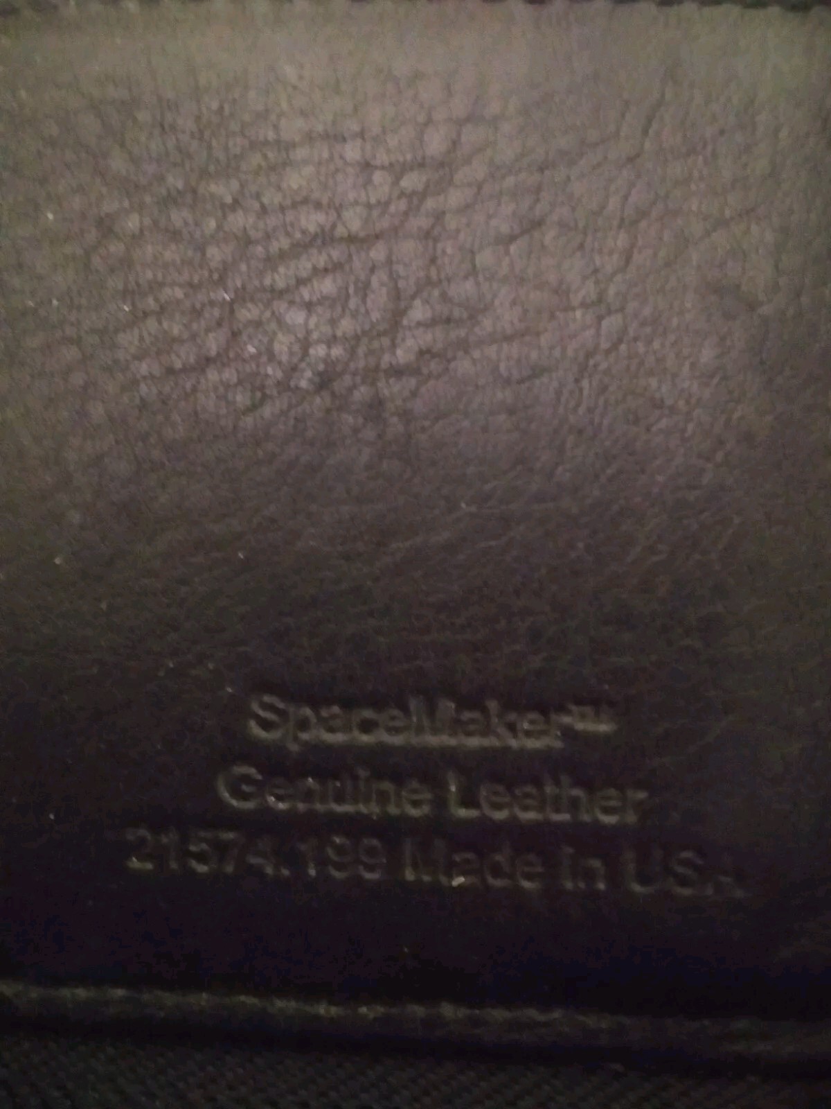Franklin Covey Vintage 1996 Black Genuine Leather Space Maker Full Zip Binder