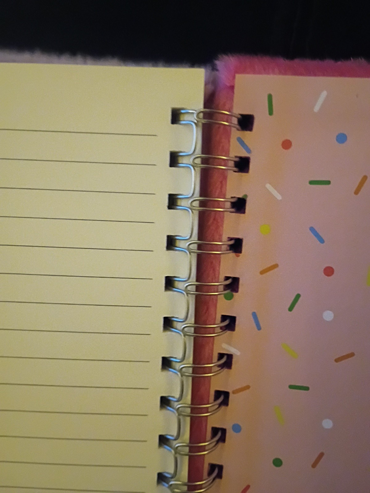 Pen+Gear Light up Journal Notebook Ice Ceam Cone Design with Furry Cover