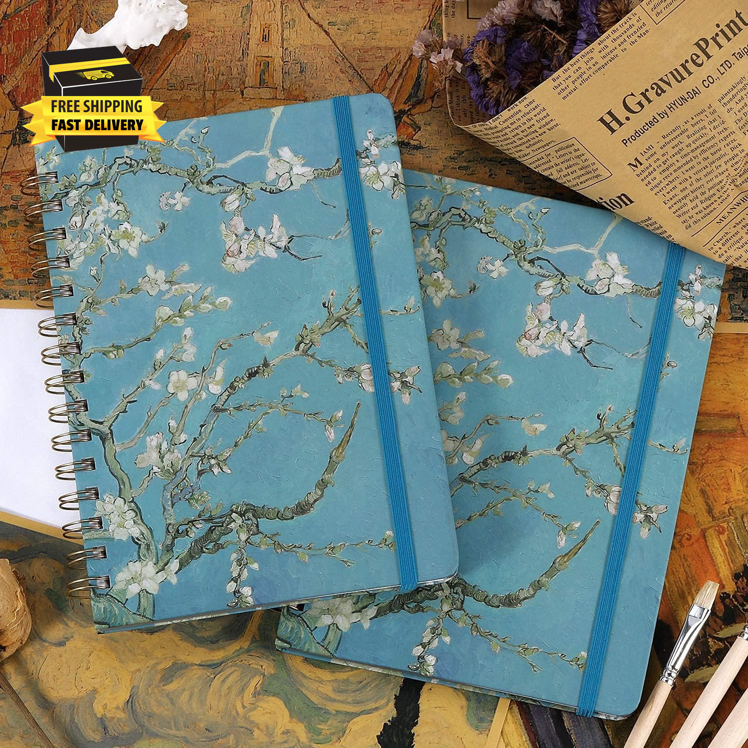 Ruled Notebook/Journal – Lined Journal with Premium Thick Paper, 8.5″ X 6.4″, Co