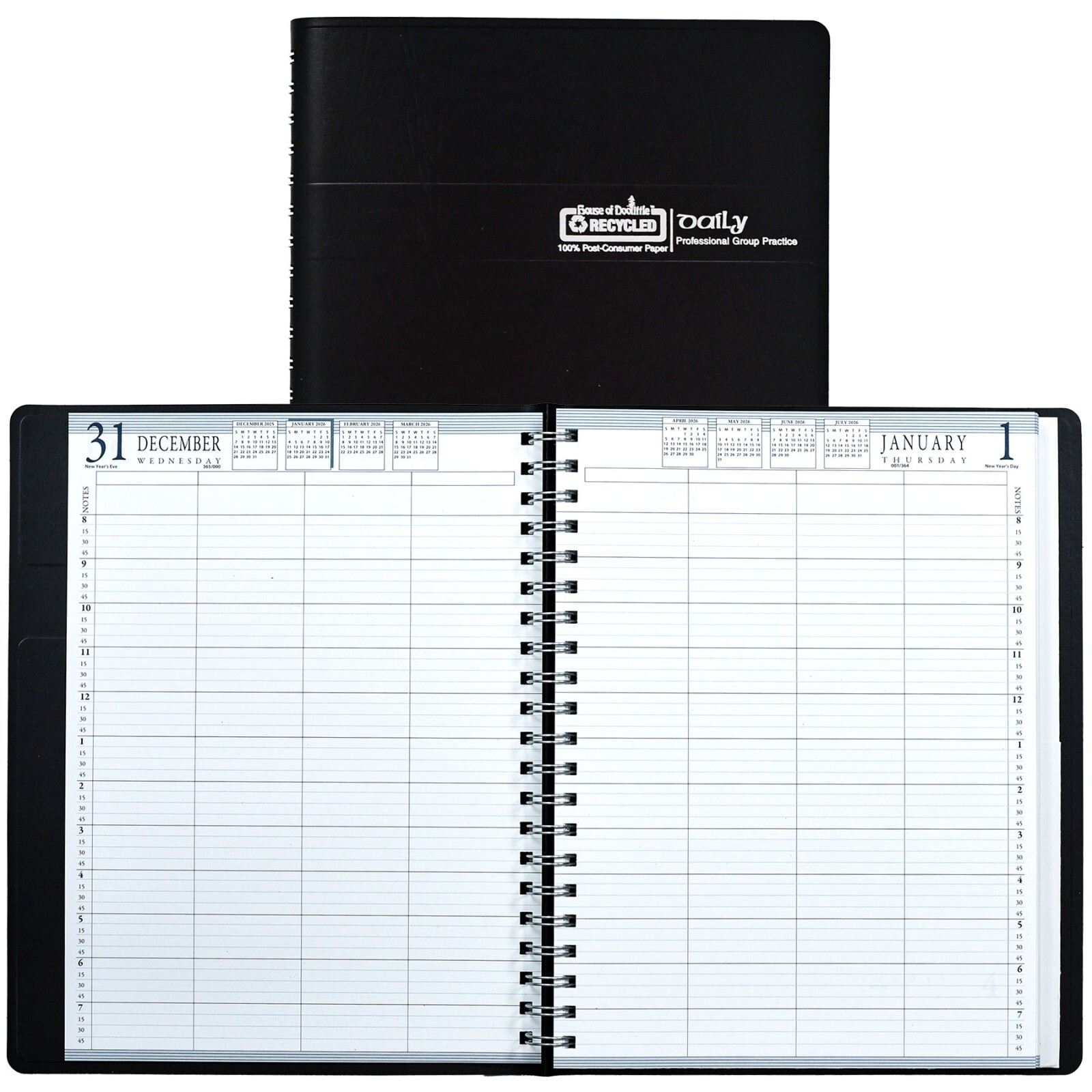 2026 282-02 HOD28202 House of Doolittle 4-Person Daily Appointment Book