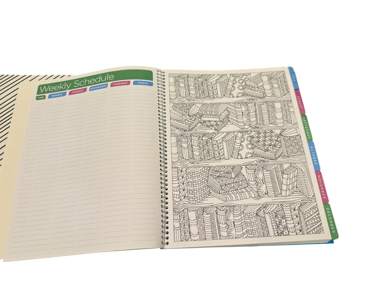 Set of 2 new teacher undated planners “coloring style and kind vibes