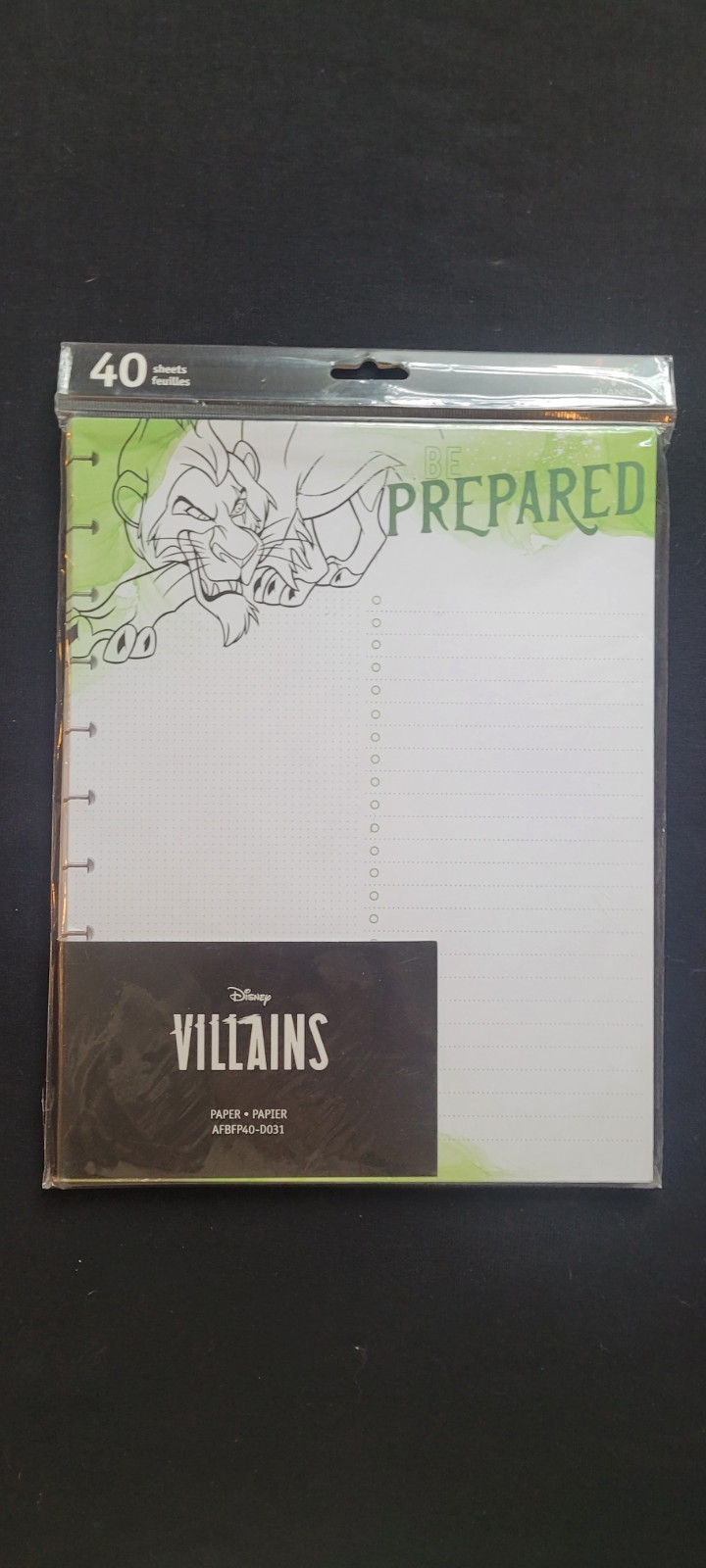 ‘Happy Planner’ DISNEY VILLAINS & MICKEY-12 MONTH CALENDAR @2 OUTDATED