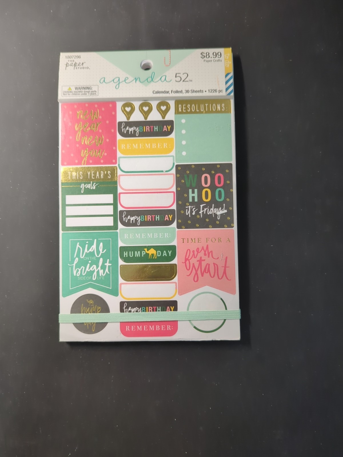Agenda 52 Planner Sticker Books, Lot Of 6, Slightly Used