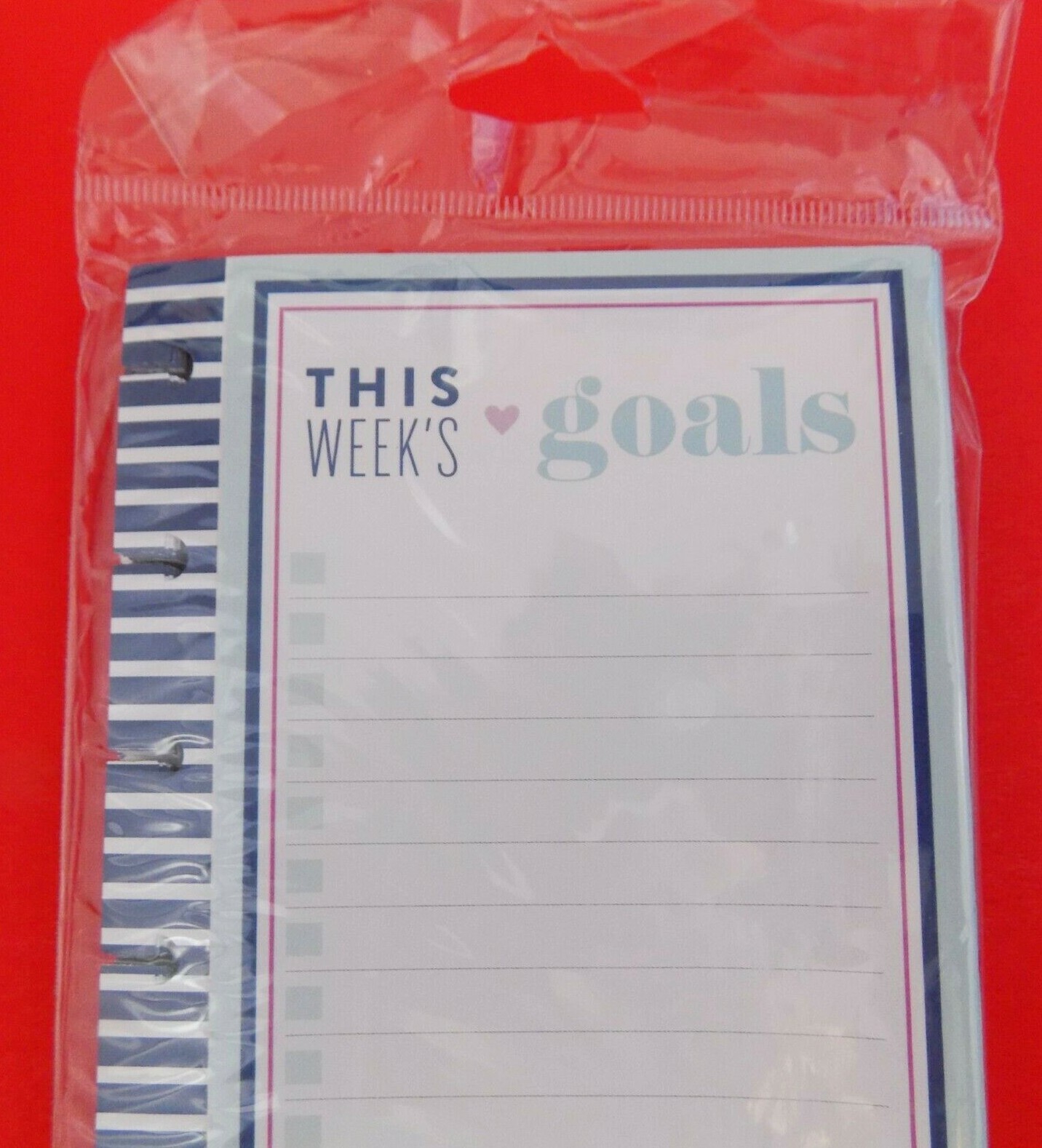 Lot Of 2~The Happy Planner~Weekly Stripe & This Week’s Goals~Filler Paper~New