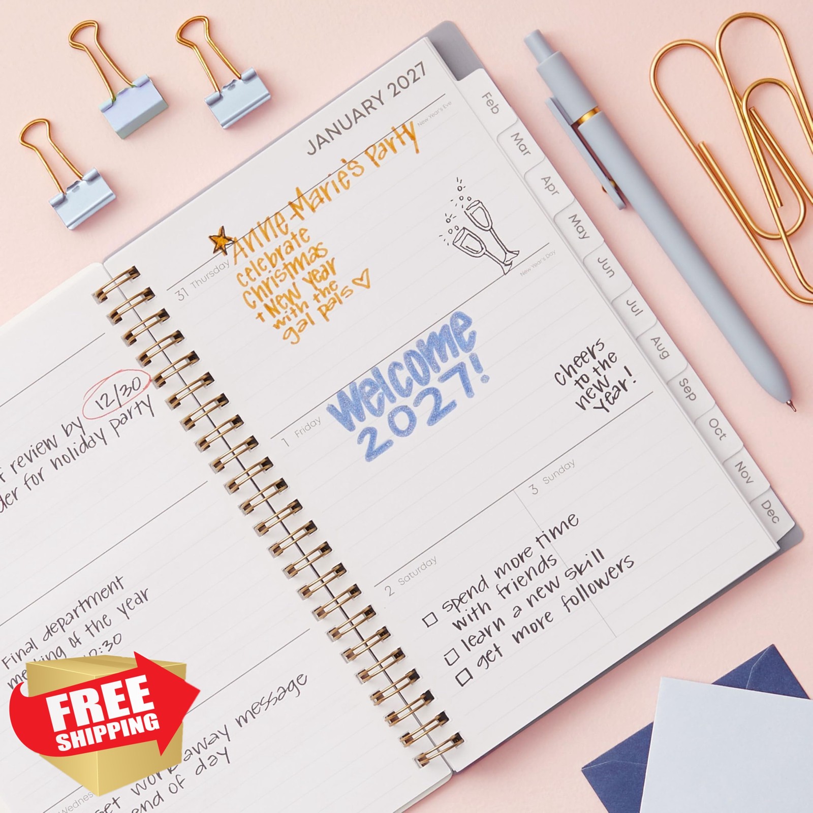 Blue Sky 2027 Planner 5″x8″ Tula