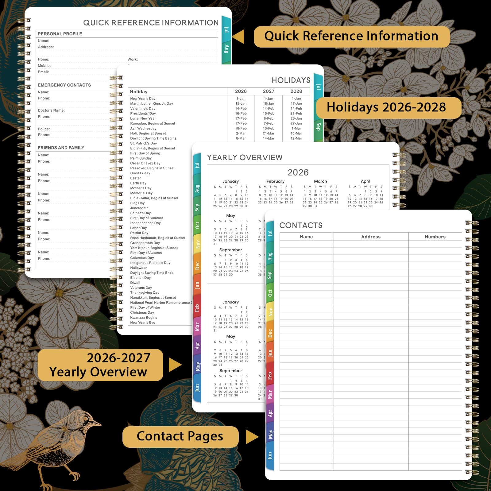 Planner 2026-2027 – Academic Planner 26-27, Jul.2026 – Jun.2027, 8″ x 10″, 2026-