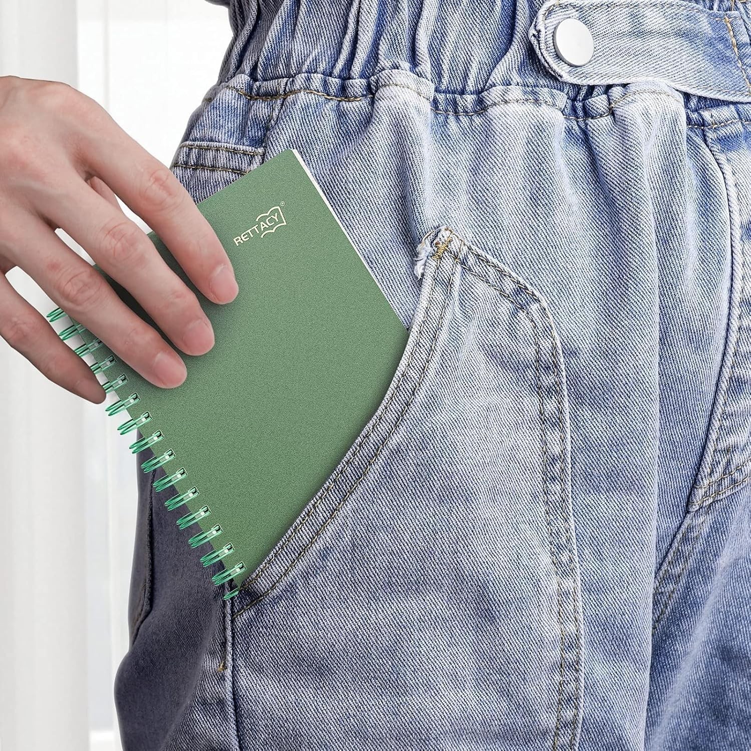 Portable Navy Blue Pocket Journal – 160 Lined Acid-free Pages, Lay-flat Design