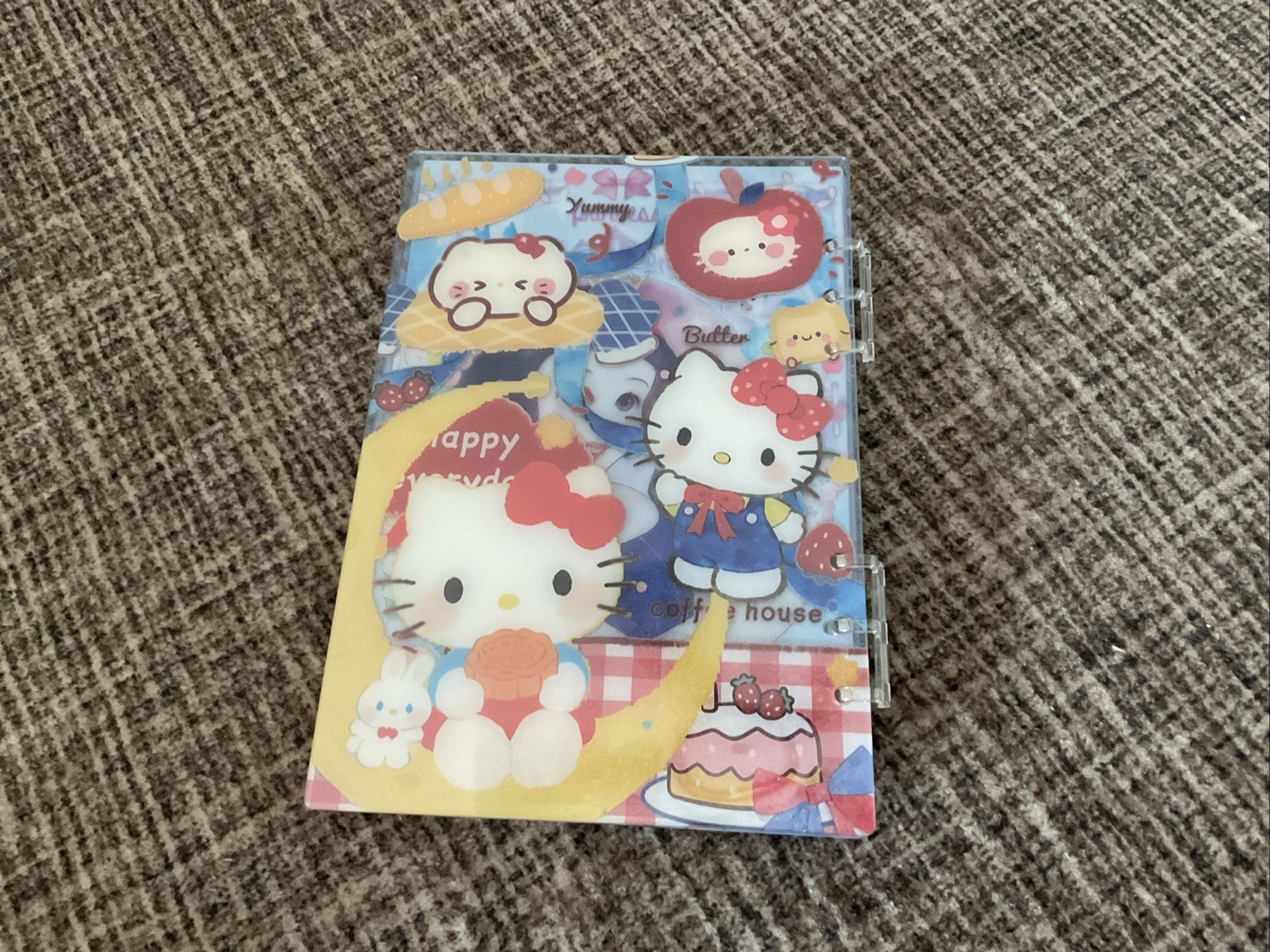 A5 Hello Kitty Shaker Notebook For Plain Pages
