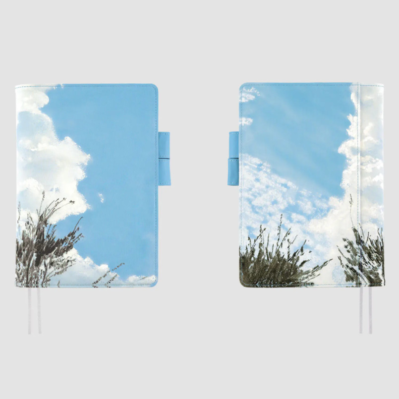 Hobonichi Techo Cover Kyohei Sakaguchi Field Sky A5 Cousin w/Cover on Cover New