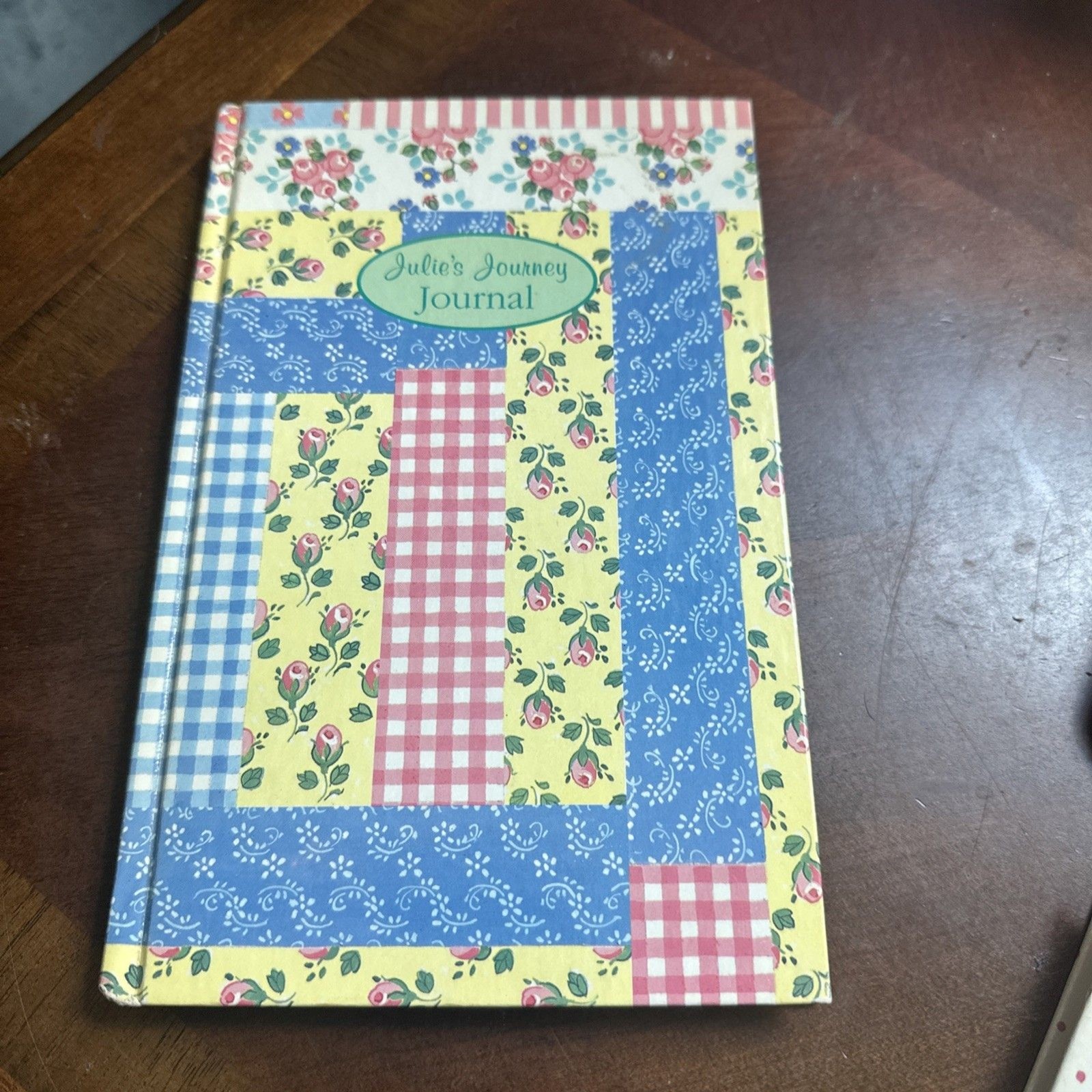 VTG 1994 Set of 2 Julie’s Journal Unused Floral Patchwork Blank Unused
