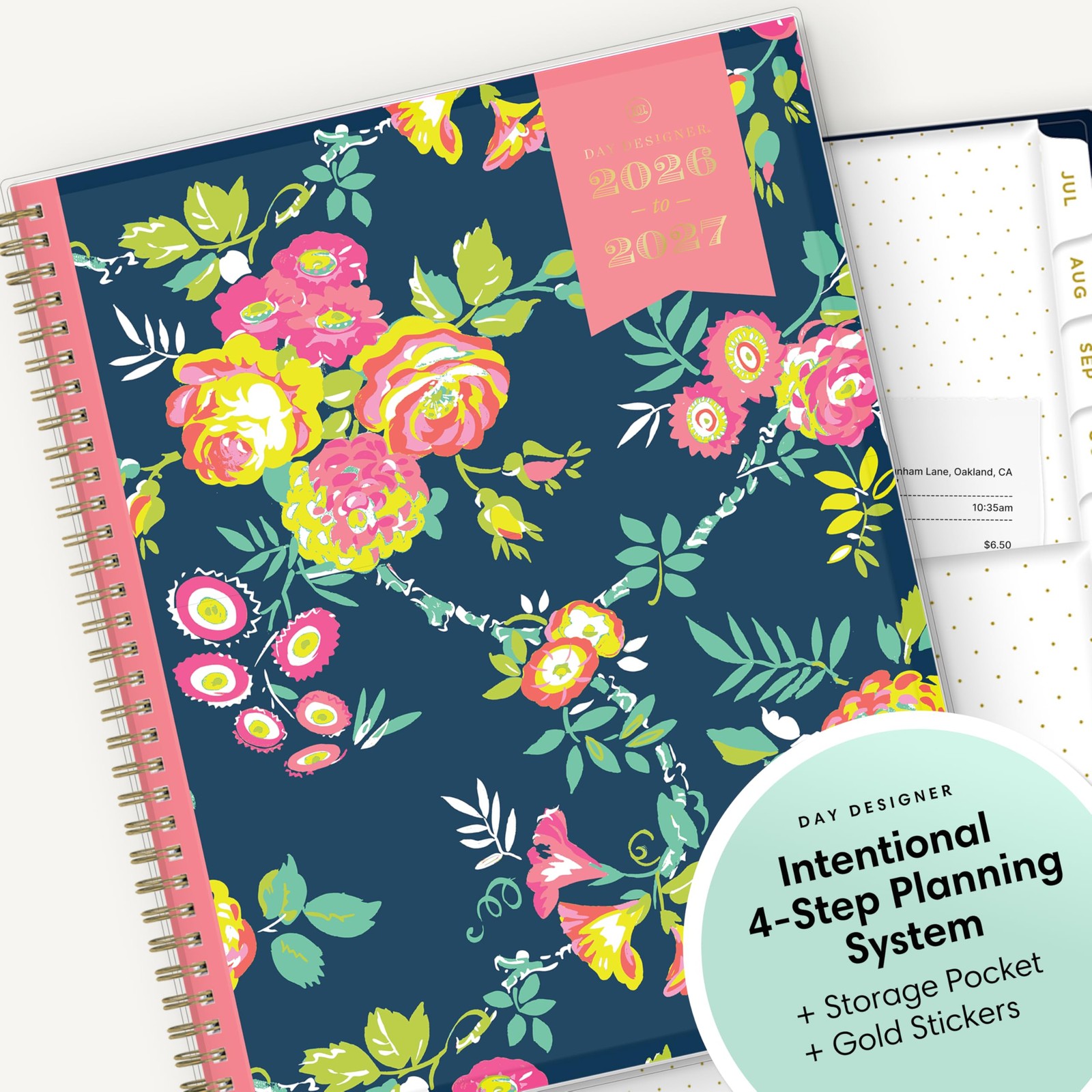 Blue Sky Day Designer 2026-2027 Weekly and Monthly Academic Year Planner Cale…