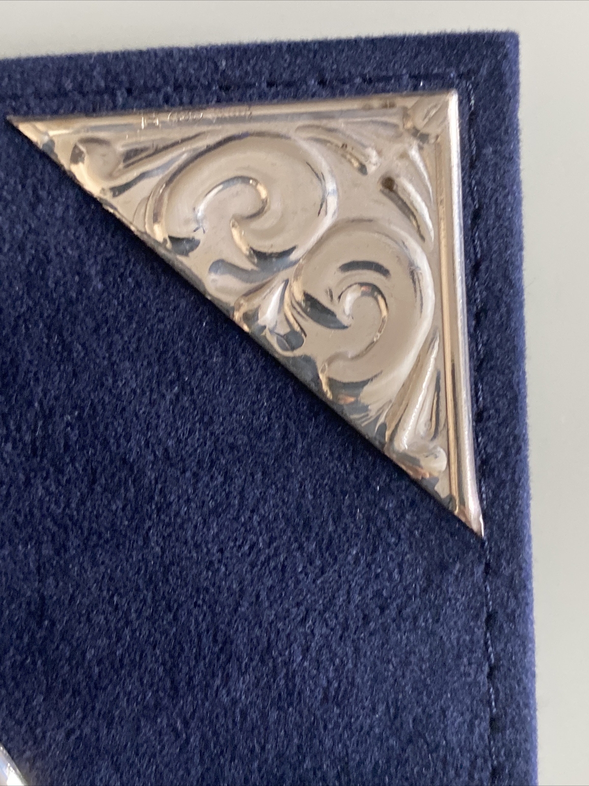 Vintage Never Used Memo & Address Book With Sterling Silver Accent