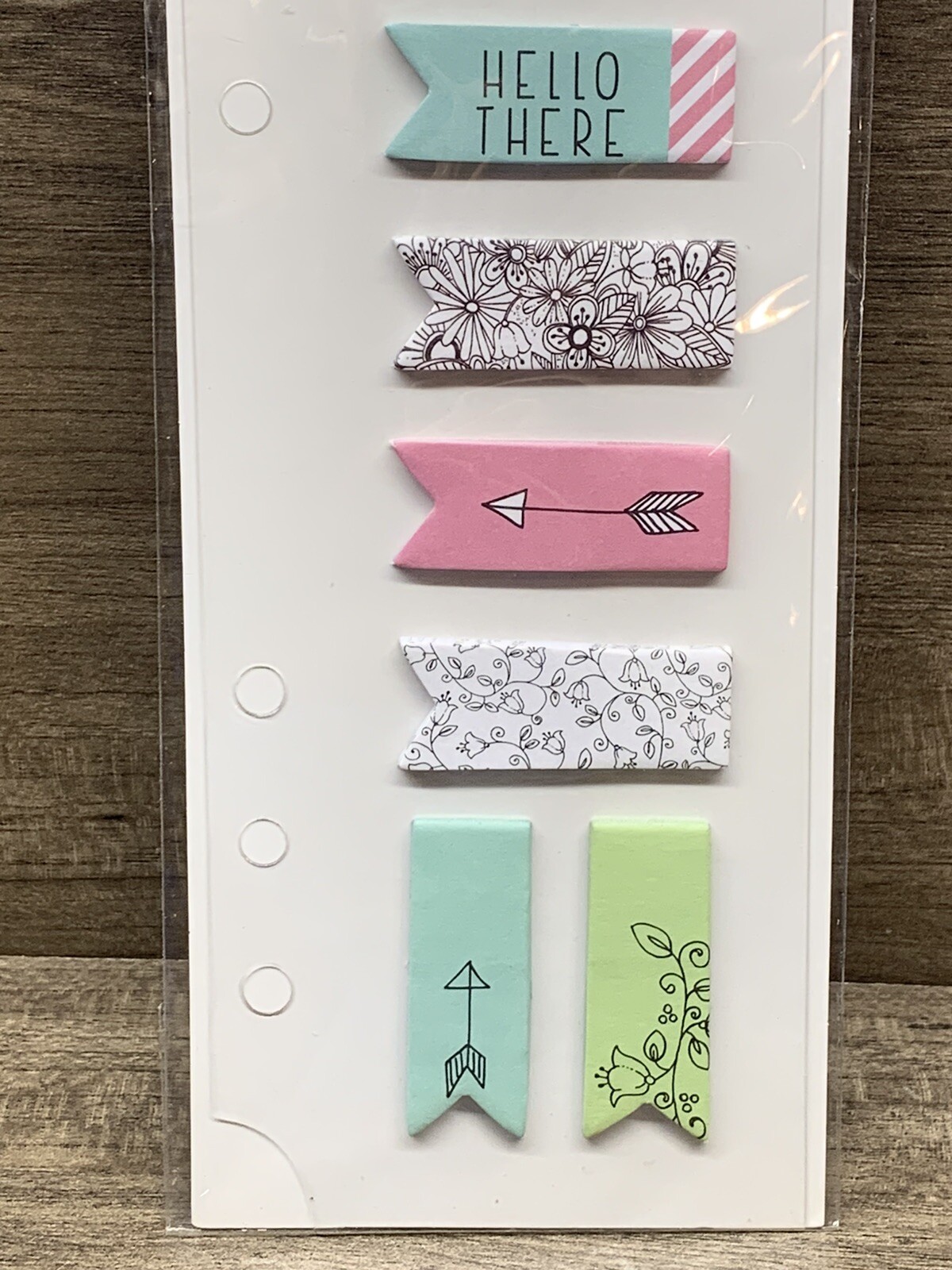 NEW Paper Studio Agenda 52 Sticky Notes, 8 Color Designs, 160 Piece – 1520204