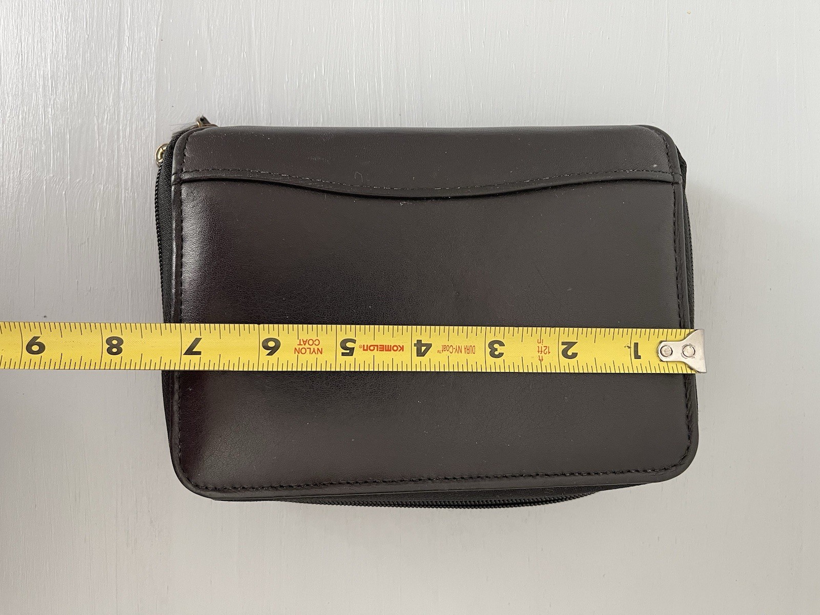 Franklin Covey 6-Ring Zip Compact Planner Black W/new Pages 1996