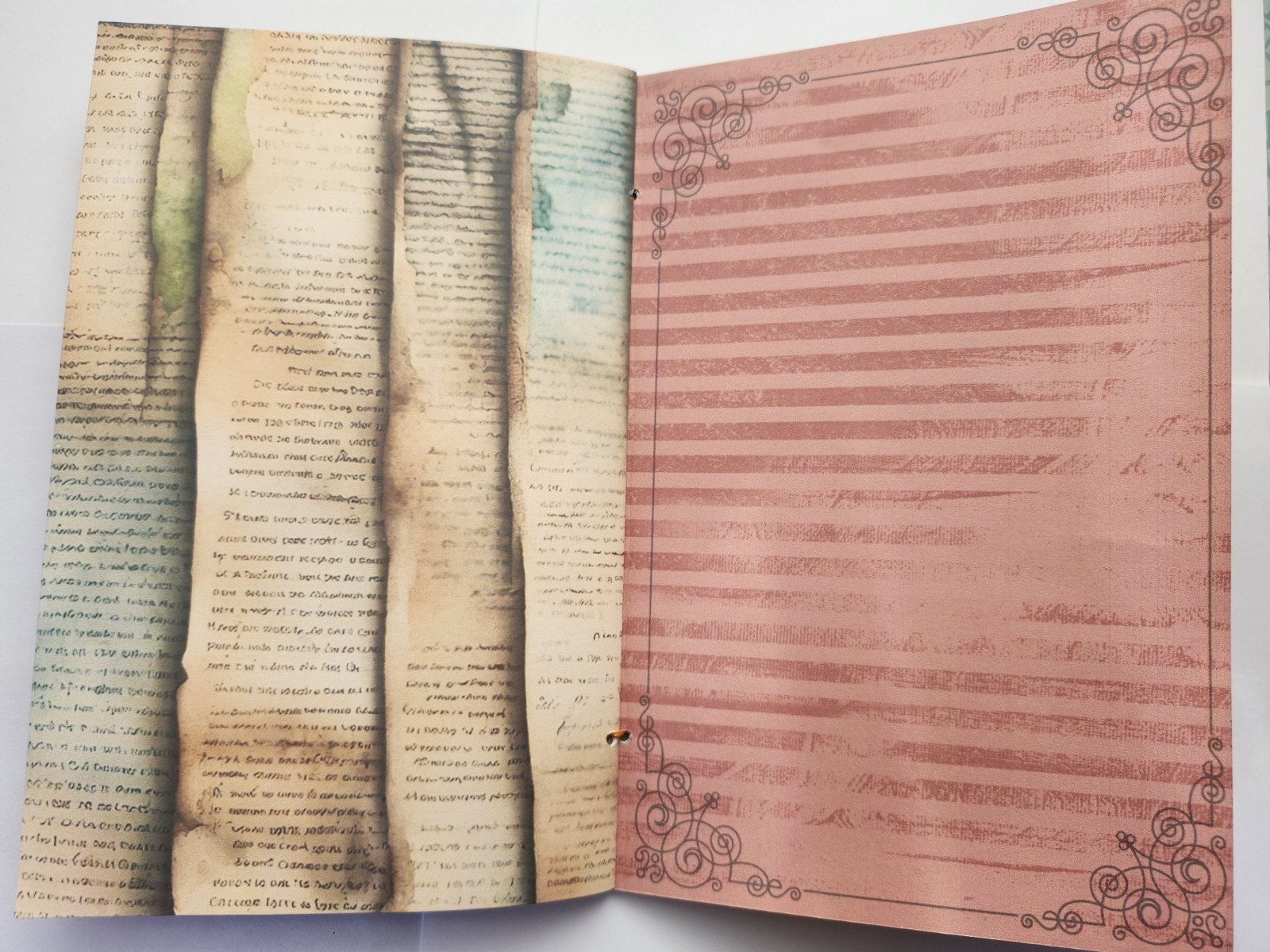 “BOOK LOVER” Bookish Library Reader Style Junk Journal 40pg 6″x9″