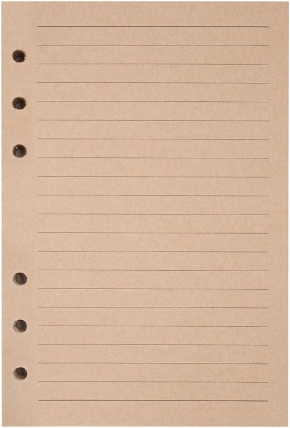Refills Lined Paper, Refillable A6 Paper for 5×7 Journal Notebook Inserts 200…