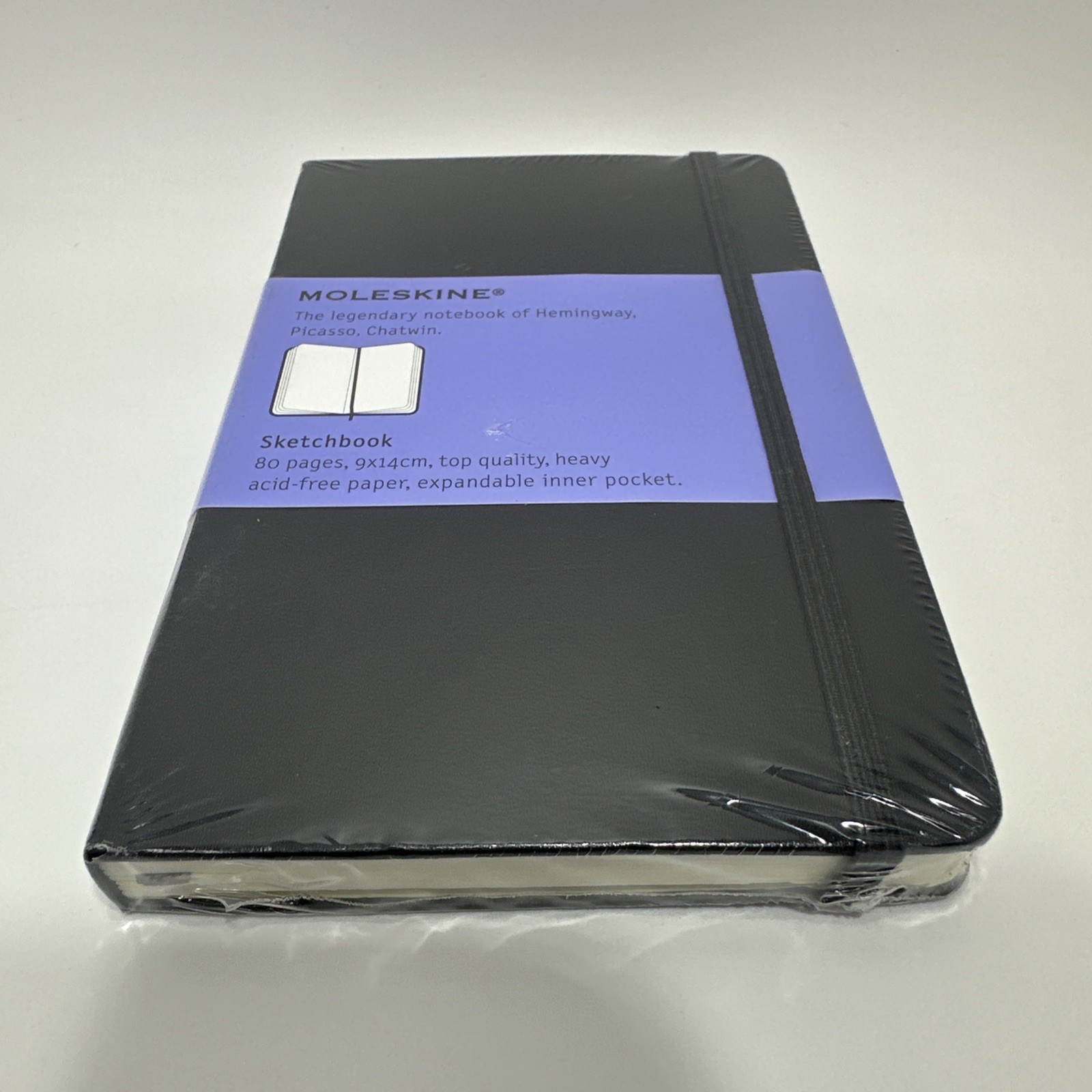 Moleskine Classic Plain Sketch Notebook Cover 3×5 Black Journal Diary 192pg