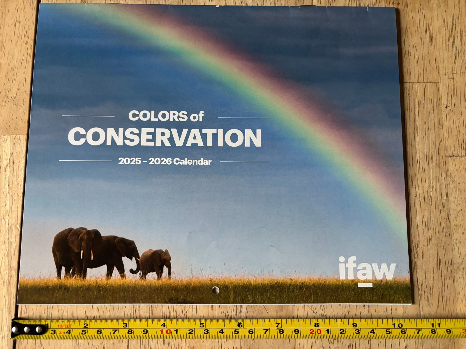 ifaw – Colors of Conservation – 2026 – 14-Month Wall Calendar – Wildlife Photos!
