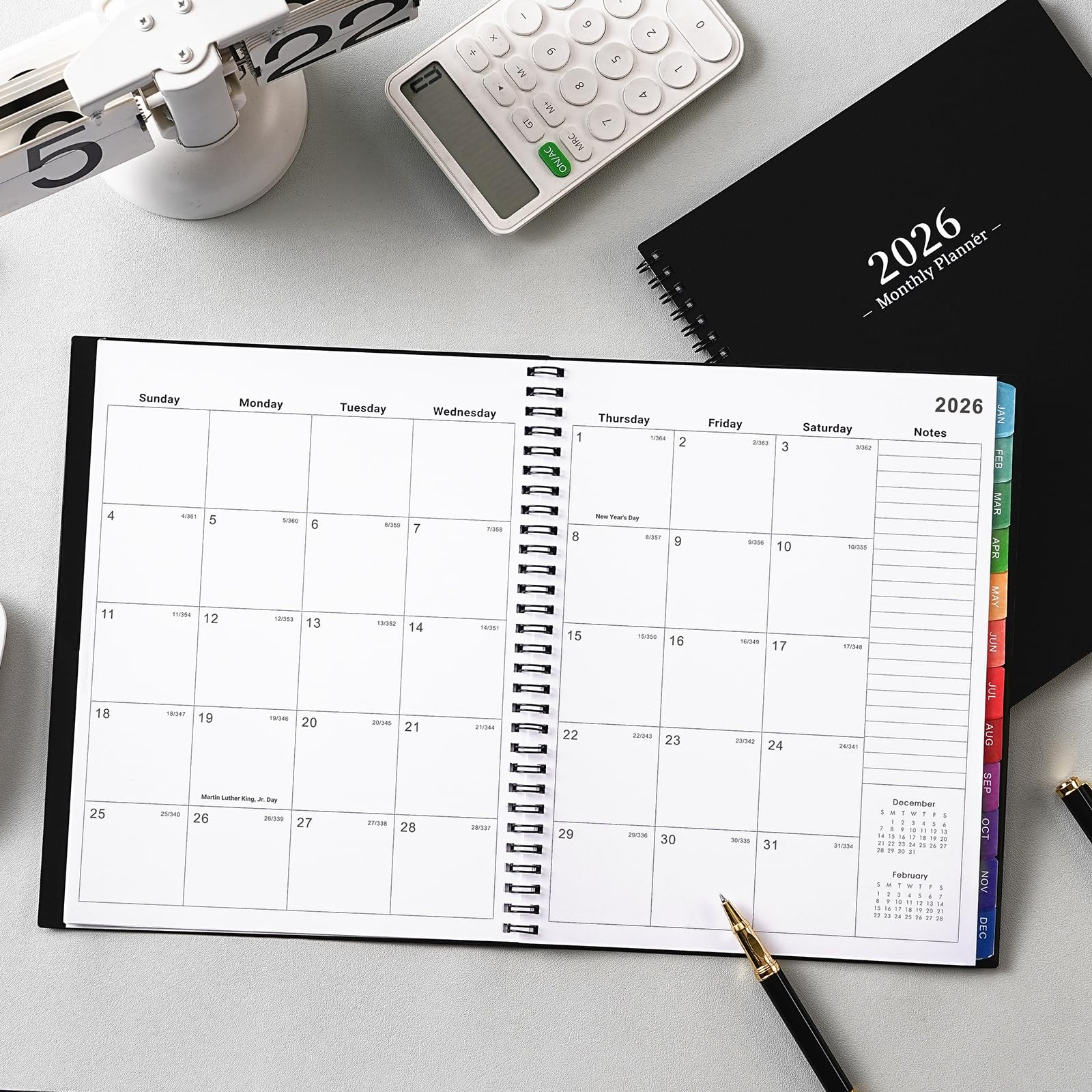 2026 Monthly Planner – 2026 Planner/calendar, Jan 2026 – Unknown_binding