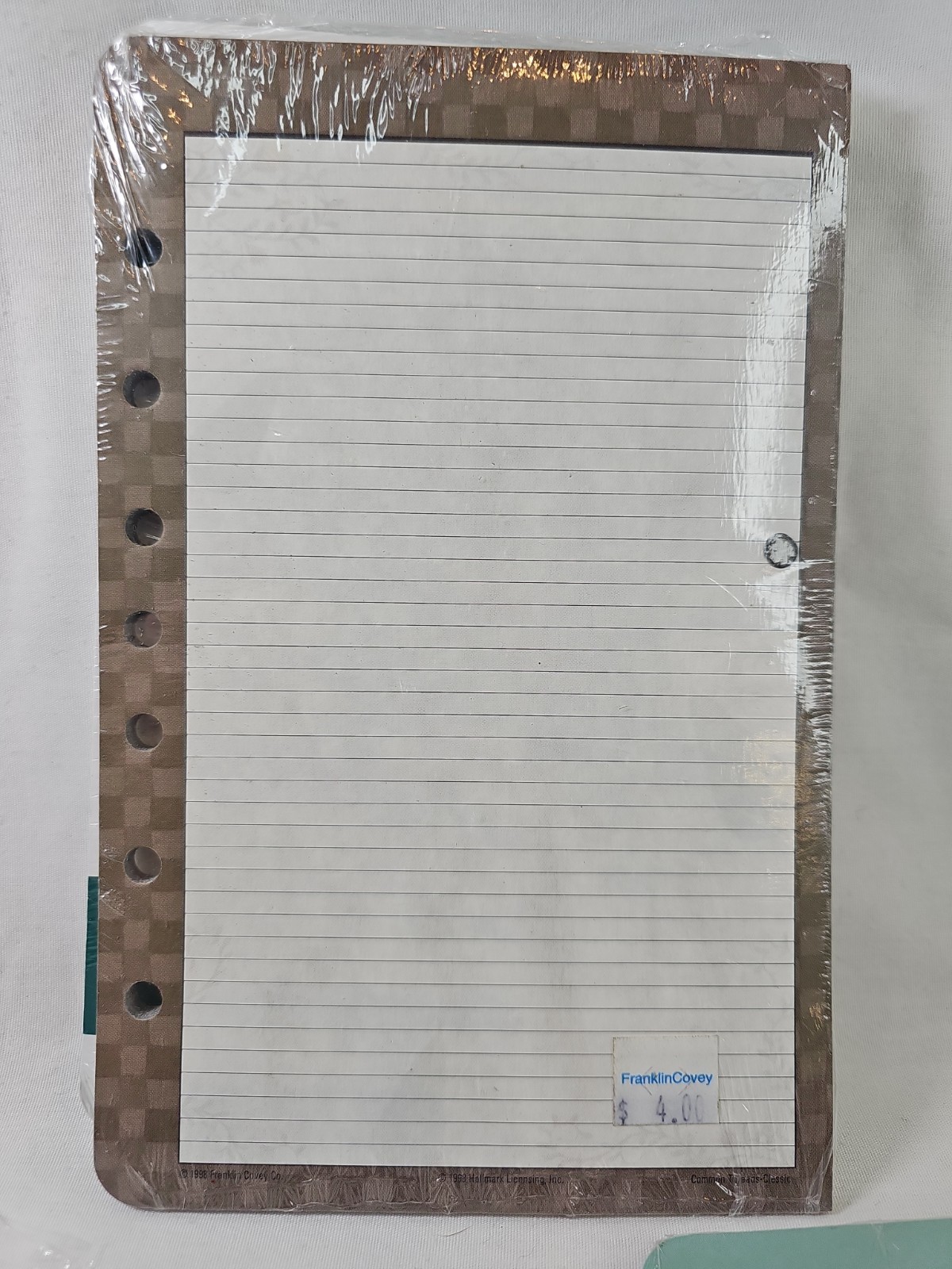 Franklin Covey Classic 7-Hole Original Lined 200 Pages 5.5×8.5″ & Planning Pack