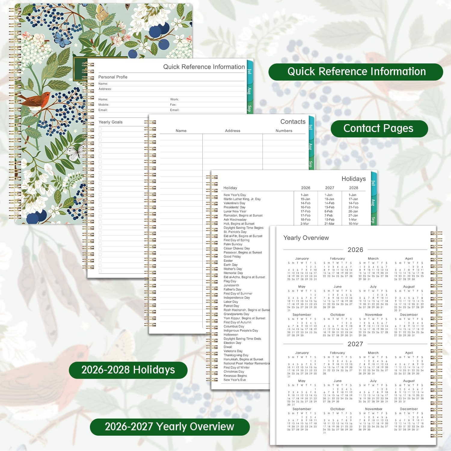 Planner 2026-2027 – Academic Planner 26-27, July 2026 – June 2027, 9″ X 11″