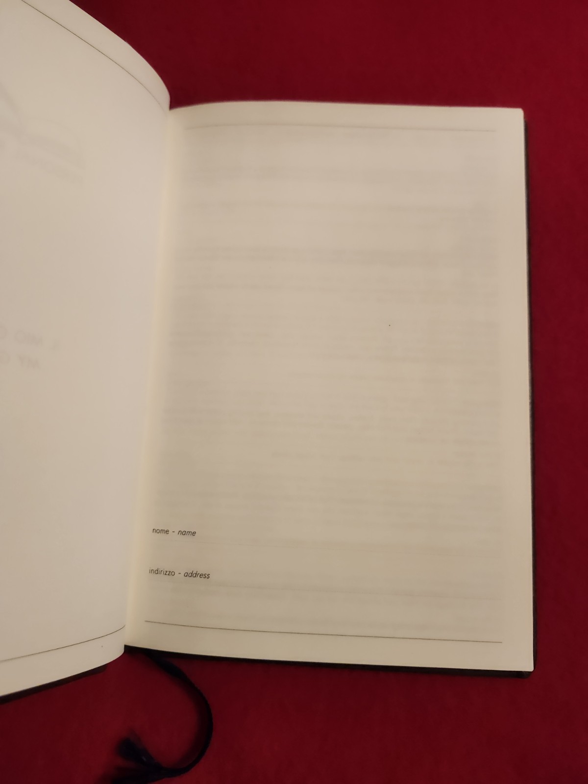 IL MIO GIARDINO – MY GARDEN JOURNAL NOTEBOOK – ITALIAN & ENGLISH MADE IN ITALY.