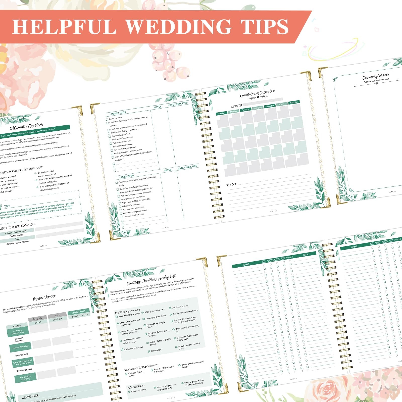 Wedding Planner – Wedding Planner Book and Organizer for the Bride with 5 Tabbed