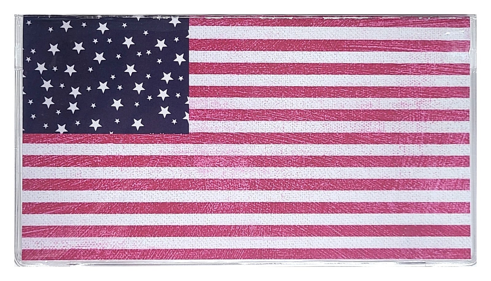 2 Year 2025 – 2026 Checkbook Size 3″x6″ Calendar Planner American Patriotic USA