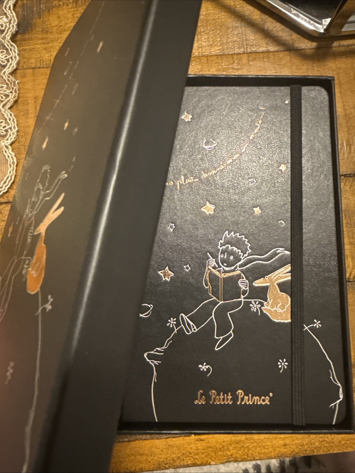 Moleskine Limited Edition Le Petit Prince Notebook, Large, Ruled, Black, Hard