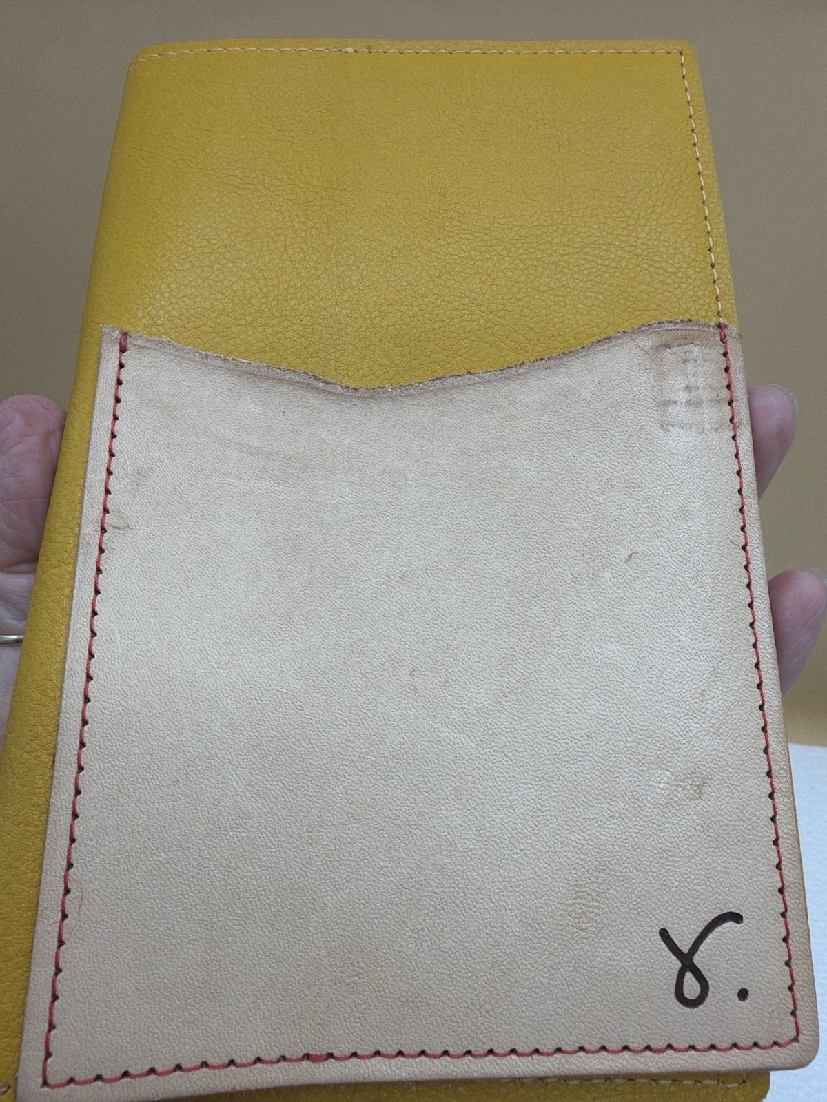 Sojourner Standard Traveler’s Notebook Mustard Yellow Leather Cover