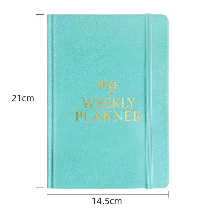 Advanced Weekly Planner – Undated Weekly & Monthly A5 (5.8” x 8.3”)-Mint Green