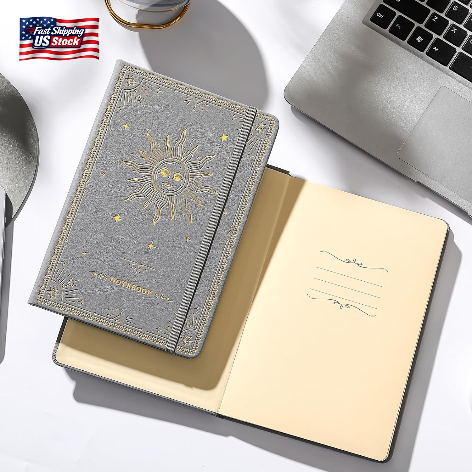 Artfan Ruled Notebook/Journal – Premium Thick Paper Faux Leather Classic Writing