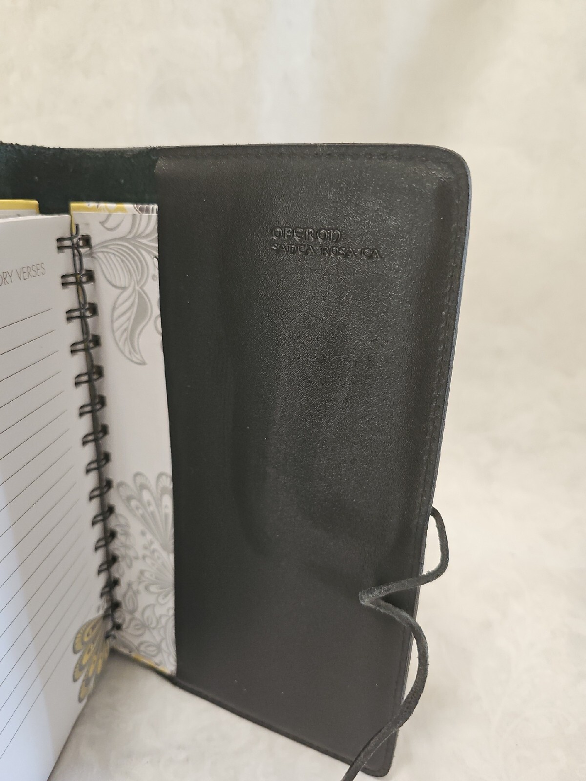 Oberon Design Leather Book Journal Cover 6″ x 9″ Celtic Hunter GREEN