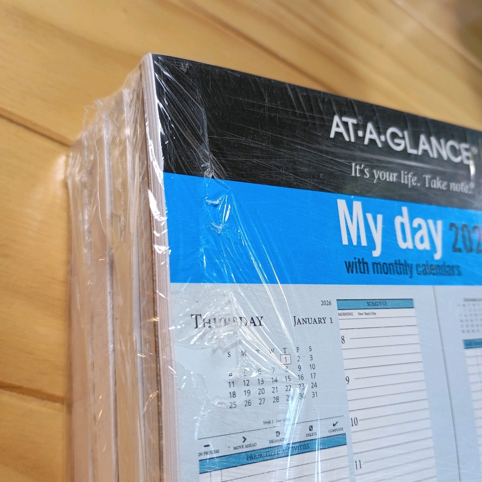 2x At-A-GLANCE My Day Size 4 Planner With Monthly Calendas #281-225