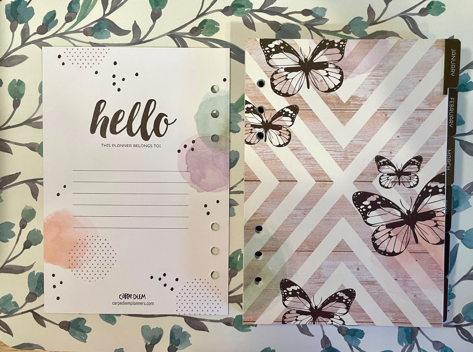 Carpe Diem Undated A5 Planner Inserts – Choose Joy