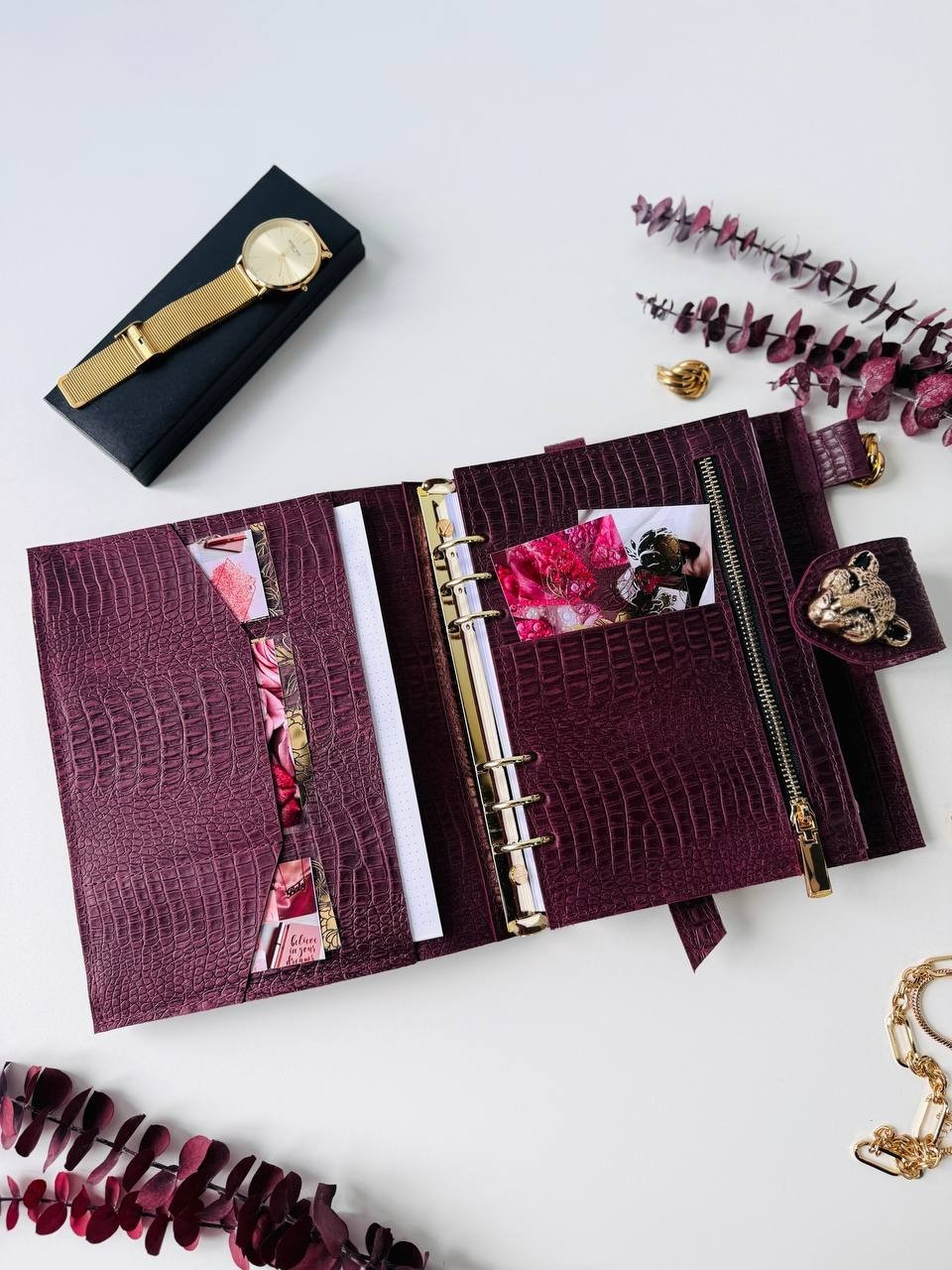 Luxury A5 dated 2026 weekly Leather Planner – Your Ideal Organizer.